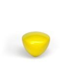 Knob, Lacquered Yellow Beech Wood